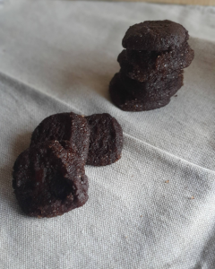 biscotti cioccolato fondente e sale senza burro