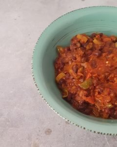 Chili vegetariano di fagioli