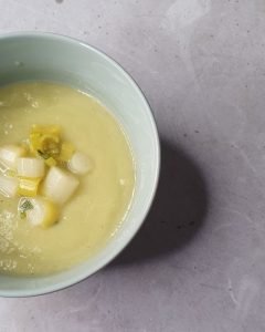 Crema di patate e asparagi